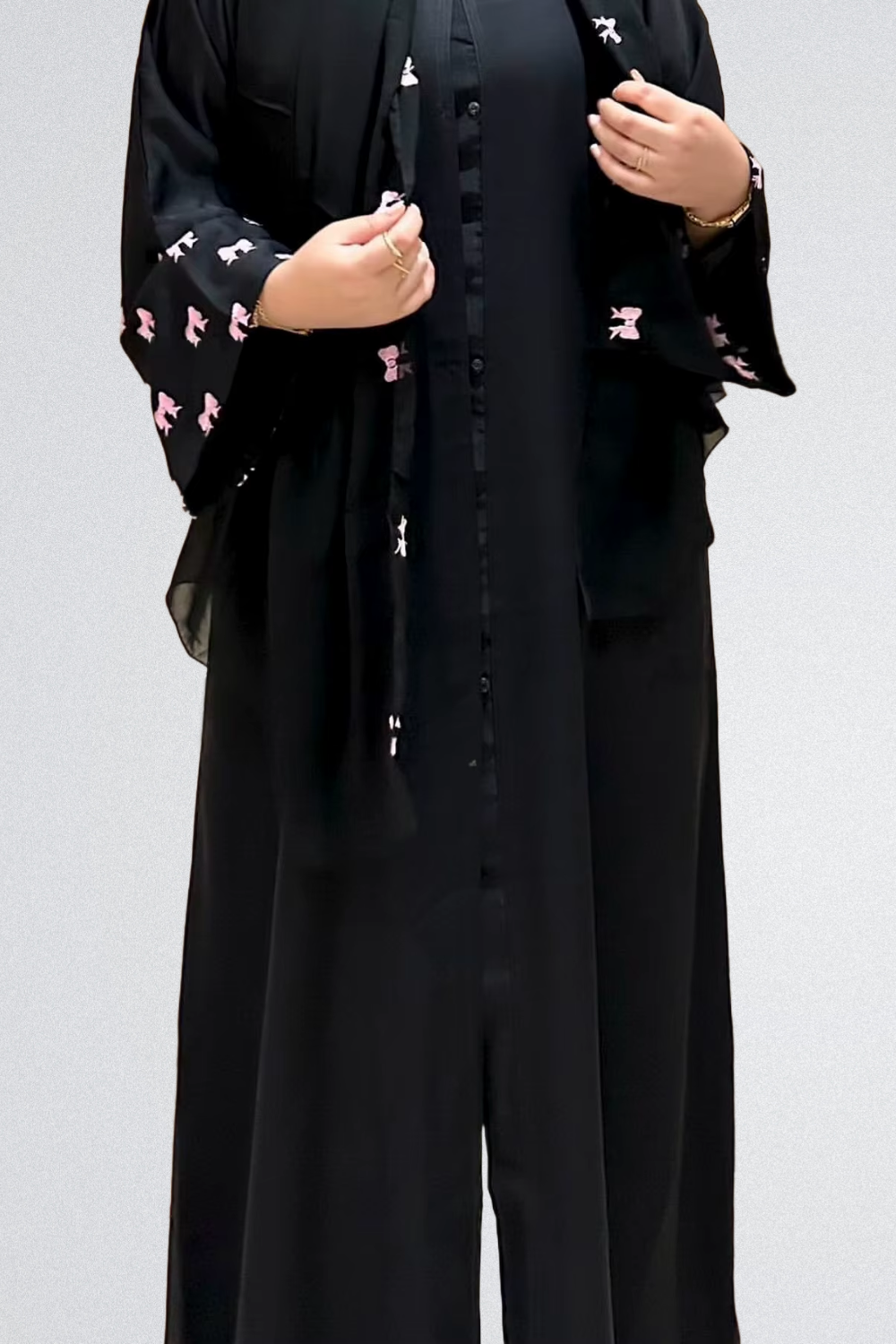 Abaya Manche Papillon