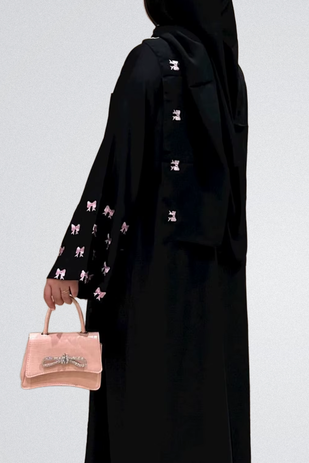 Abaya Manche Papillon